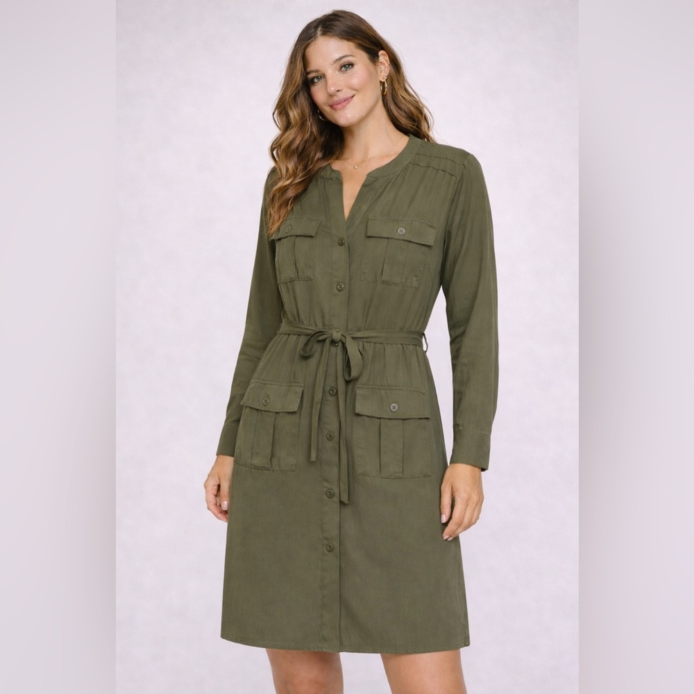 Banana Republic Utility Jacket in Olive